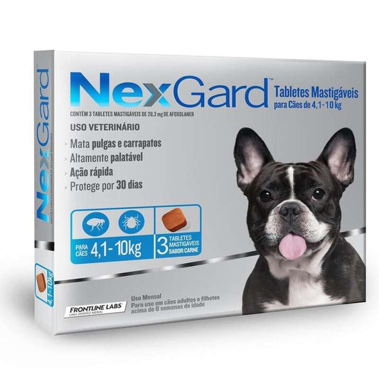 Nexgard Perros de 4 a 10kg - 3 Comprimidos