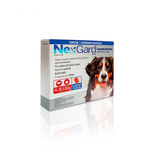 Nexgard Perros de 25 a 50kg - 3 Comprimidos